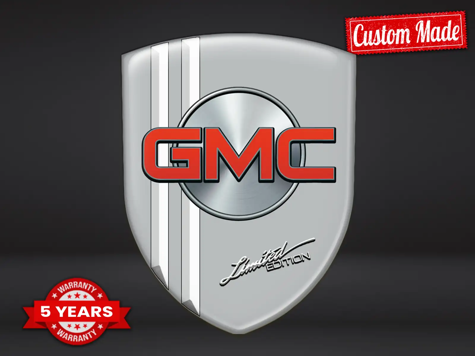 GMC Etiquetas Negocio Resistentes Limitadas Con Estilo